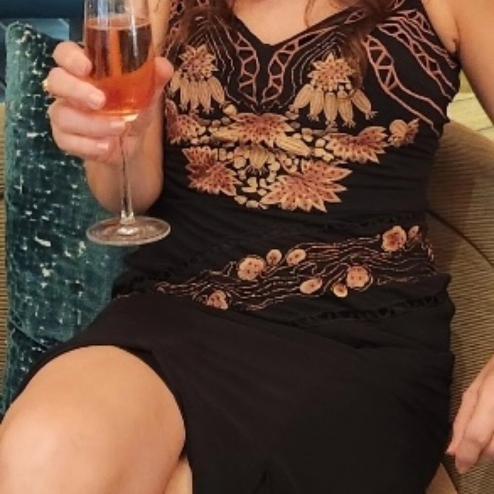 Womens Black evening dress